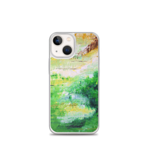 Colorful Green IPHONE CASE Painting Artsy Abstract Style