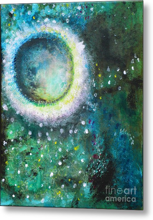 CRYSTAL MOON - Metal Print #1033