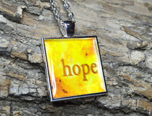 HOPE Necklace Word Art Pendant #6006