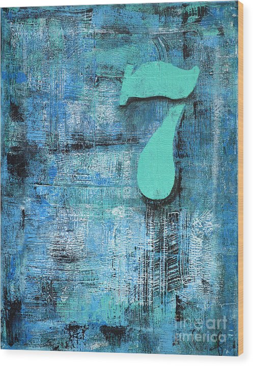 LUCKY NUMBER 7 - Wood Print #1060