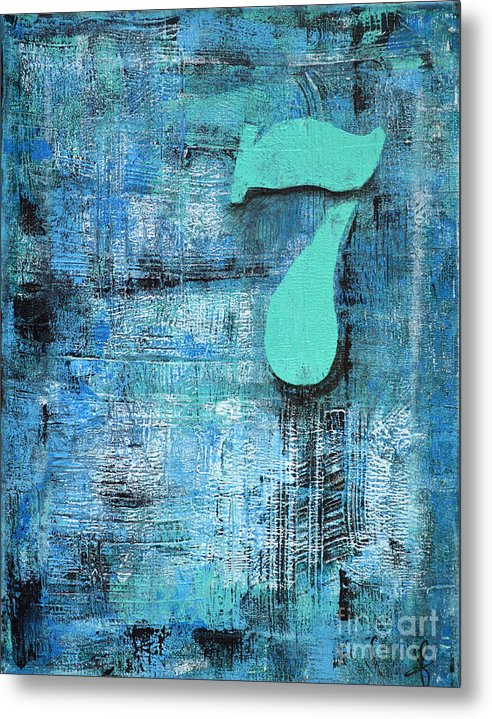 LUCKY NUMBER 7 - Metal Print #1060