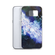 Artsy Samsung PHONE CASE Navy Blue White Abstract