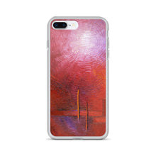 Red PHONE CASE for Apple iPhone Abstract Art Style