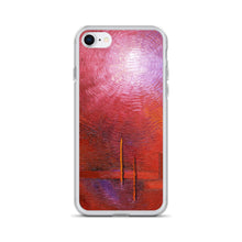 Red PHONE CASE for Apple iPhone Abstract Art Style