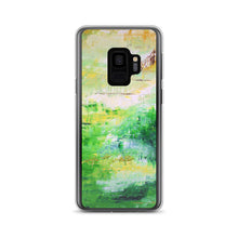 PHONE CASE for Galaxy for Artsy People - Bright Green Abstract