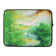 Green Abstract LAPTOP SLEEVE Cover Colorful Cover