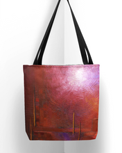TOTE BAG printed with Red Abstract Art
