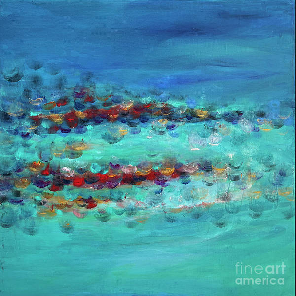 Tiptoeing in the Rain - Art Print