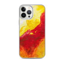IPHONE CASE Yellow Red Abstract Art for Apple Phones