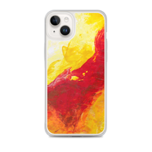 IPHONE CASE Yellow Red Abstract Art for Apple Phones