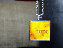 HOPE Necklace Word Art Pendant #6006