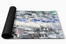 YOGA MAT - Black and White Abstract