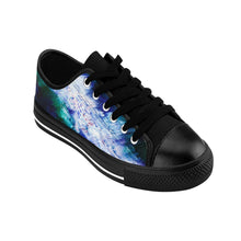 Unique Abstract Art SNEAKERS for Women Blue