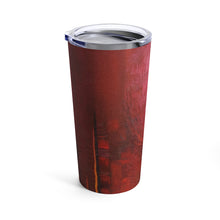 Red Artsy 20oz TUMBLER Travel Venti Size Stainless Steel with Lid