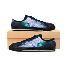 Unique Abstract Art SNEAKERS for Women Blue