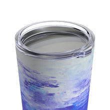 Cool TUMBLER 20 oz blue abstract art gift travel mug