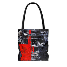 Red and Black and White TOTE BAG Cool Abstract Streetwear Style