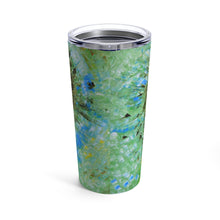 Travel TUMBLER with Heart 20oz Multicolored Love Art