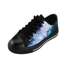 Unique Abstract Art SNEAKERS for Women Blue