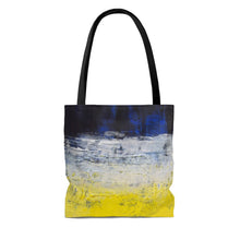 Streetwear Style TOTE BAG Blue Yellow Modern Abstract