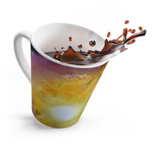 Artsy Sun Colorful Coffee LATTE MUG 12 oz Watercolor Art