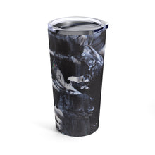 Cool Black White Red Abstract TUMBLER 20oz with Lid