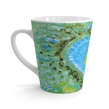 Abstract Heart LATTE MUG Multicolors Artsy Modern Art Style 12oz