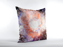 Artsy Multicolored THROW PILLOW Unique Abstract Style Brown Orange
