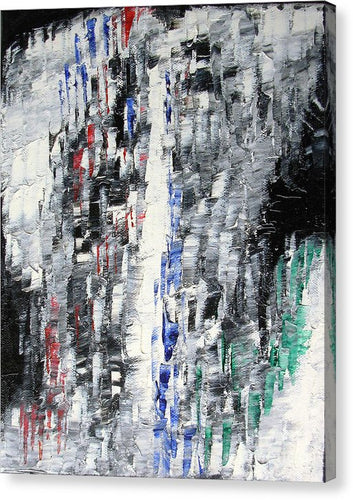BLACK CRYSTAL CAVE - Canvas Print  #1026