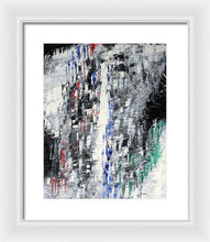 BLACK CRYSTAL CAVE - Framed Print  #1026