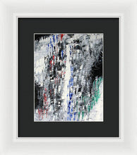 BLACK CRYSTAL CAVE - Framed Print  #1026