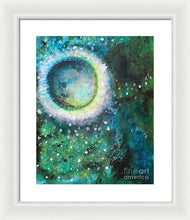 CRYSTAL MOON - Framed Print #1033