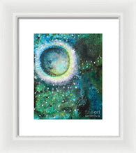 CRYSTAL MOON - Framed Print #1033