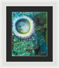 CRYSTAL MOON - Framed Print #1033