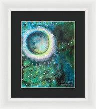 CRYSTAL MOON - Framed Print #1033