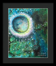 CRYSTAL MOON - Framed Print #1033