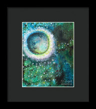 CRYSTAL MOON - Framed Print #1033