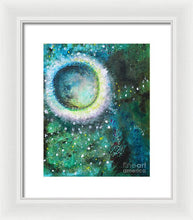 CRYSTAL MOON - Framed Print #1033