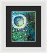 CRYSTAL MOON - Framed Print #1033