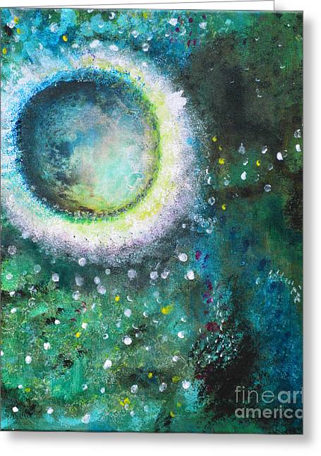 CRYSTAL MOON - Greeting Card #1033