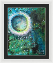 CRYSTAL MOON - Framed Print #1033