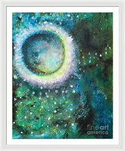 CRYSTAL MOON - Framed Print #1033