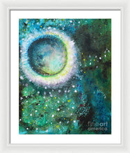 CRYSTAL MOON - Framed Print #1033