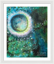 CRYSTAL MOON - Framed Print #1033