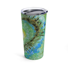 Travel TUMBLER with Heart 20oz Multicolored Love Art