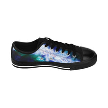 Unique Abstract Art SNEAKERS for Women Blue