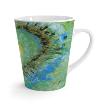 Abstract Heart LATTE MUG Multicolors Artsy Modern Art Style 12oz