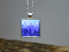 BLUE CODE Pendant #1022 Necklace - Wearable Art, abstract