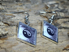 YING YANG Symbol Earrings, Inspirational Jewelry Gifts, Zen, Balance, Yoga