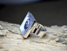 YING YANG Resin Ring, handmade Gifts - Balance, Inspirational Jewelry, Feng Shui